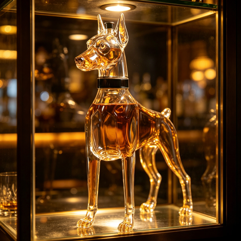 Wine Beer And Spirits - Doberman Liquor Decanter for Bar, Creative