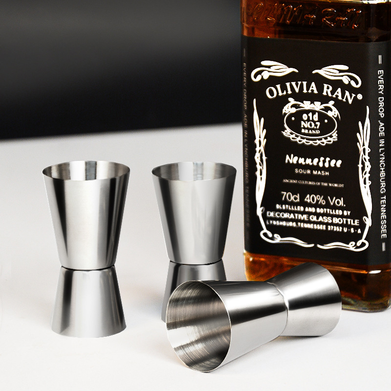 Wine Beer And Spirits - Stainless Steel Ounce Cocktail Whiskey Jigger