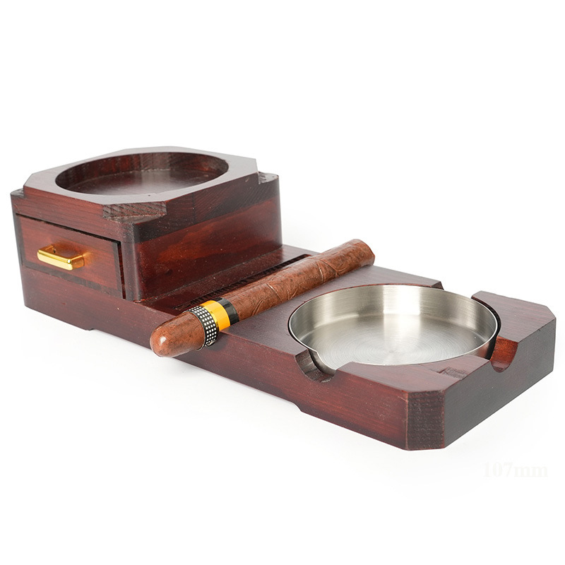 Wine & Beer Tours Of Nova Scotia - Modern Design Solid Wood Cigar Ashtray