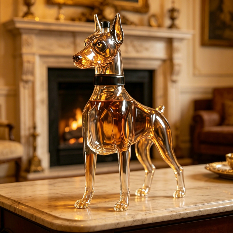 Doberman Liquor Decanter for B - Wine Beer And Spirits recension och pris