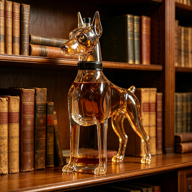 Doberman Liquor Decanter for B - Wine Beer And Spirits recension och pris