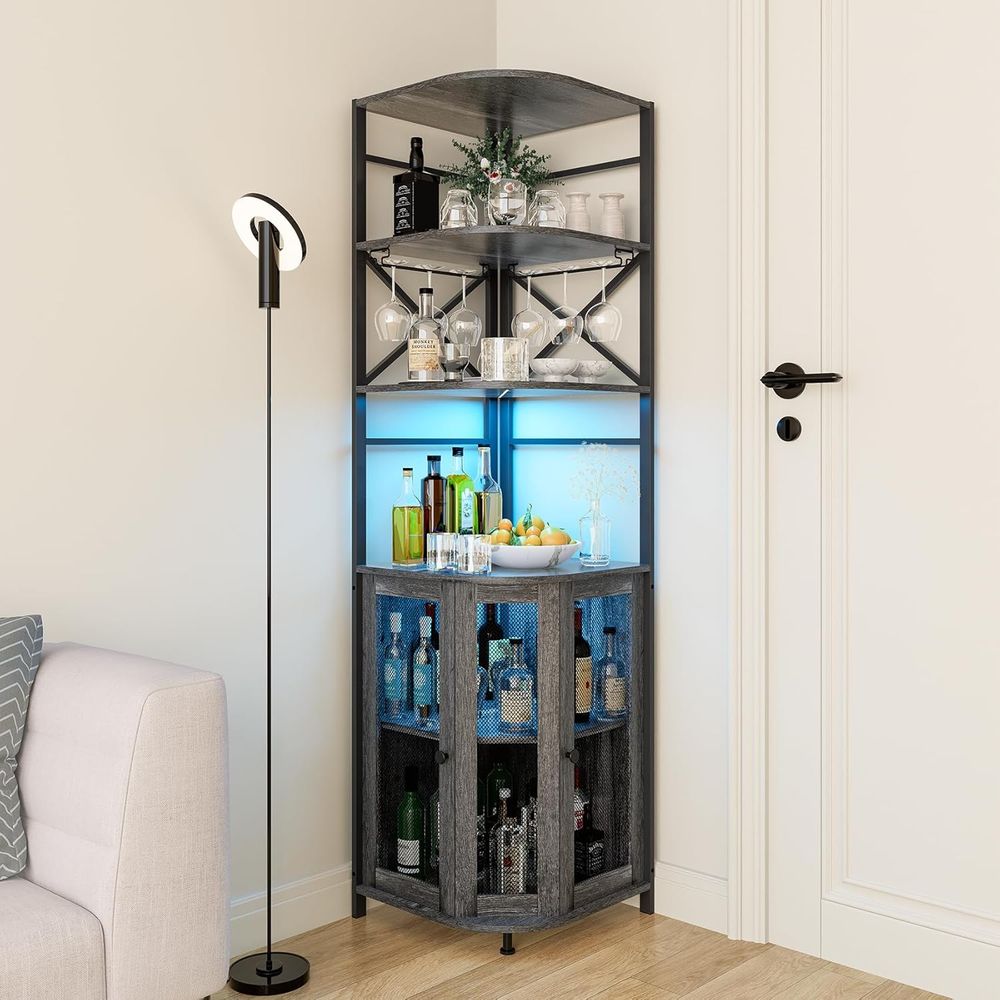6-Tier Wine Bar Cabinet with L - Wine & Beer Tours Of Nova Scotia recension och pris