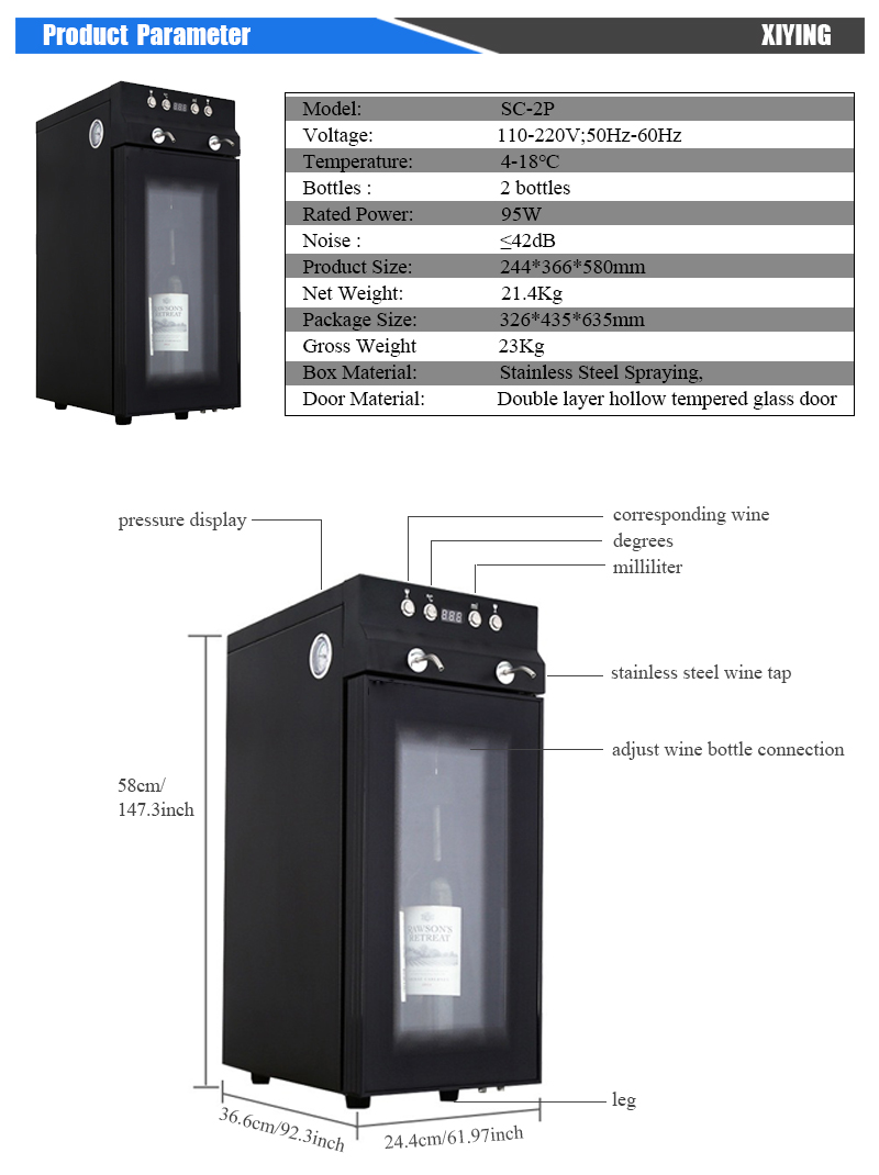 Luxury 2-Bottle Automatic Bar  - Wine & Beer Tours Of Nova Scotia recension och pris
