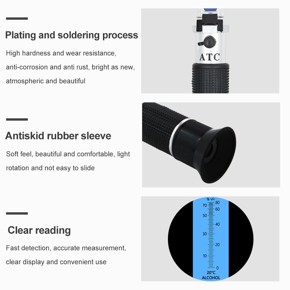 Range 0-80% Handheld Alcohol R - Wine Beer And Spirit recension och pris