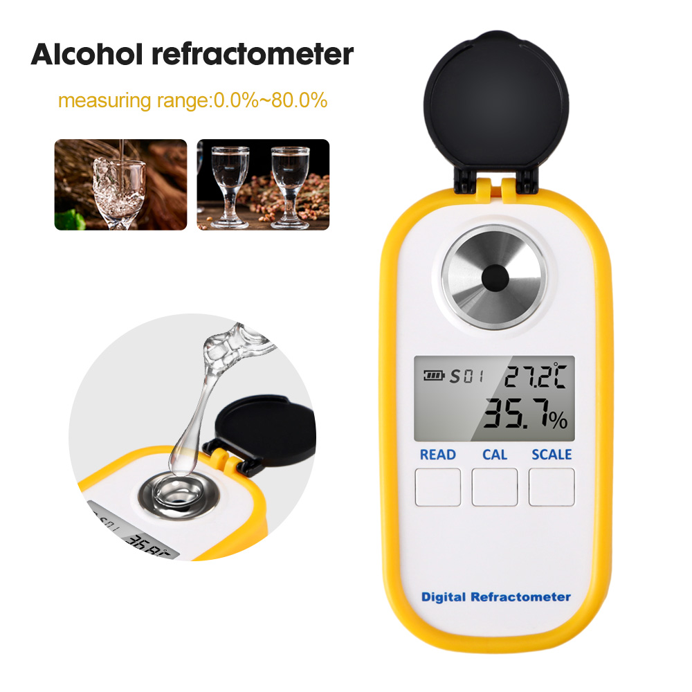 Digital Alcohol Refractometer  - Wine Beer And Spirits recension och pris