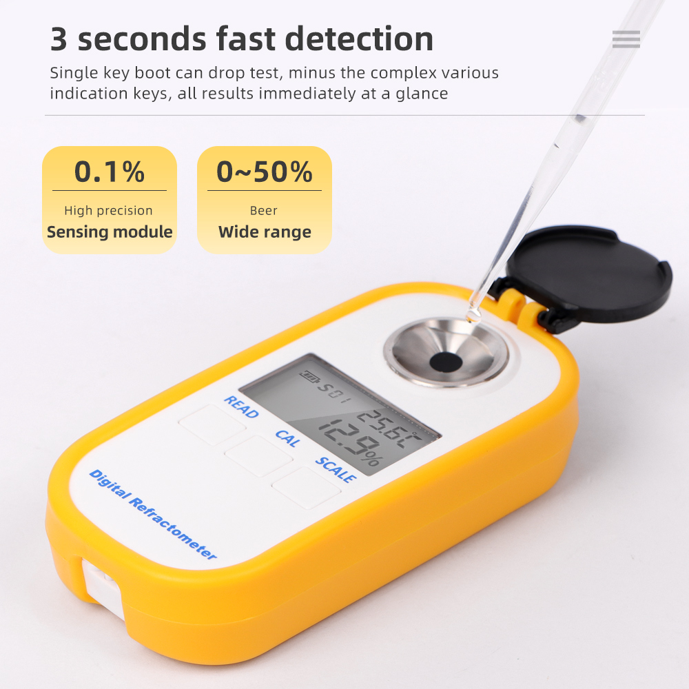 Digital Alcohol Refractometer  - Wine Beer And Spirits recension och pris