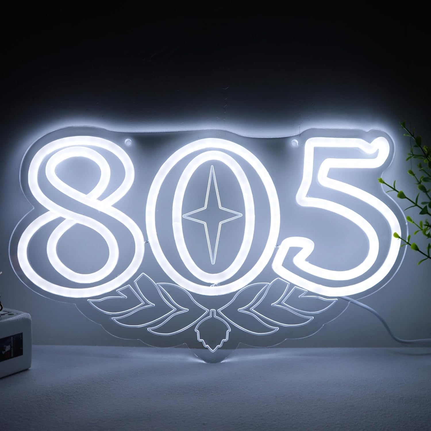 805 Neon Sign Beer Bar Art Wal - Beer & Wine Jockey Plaza Shopping recension och pris