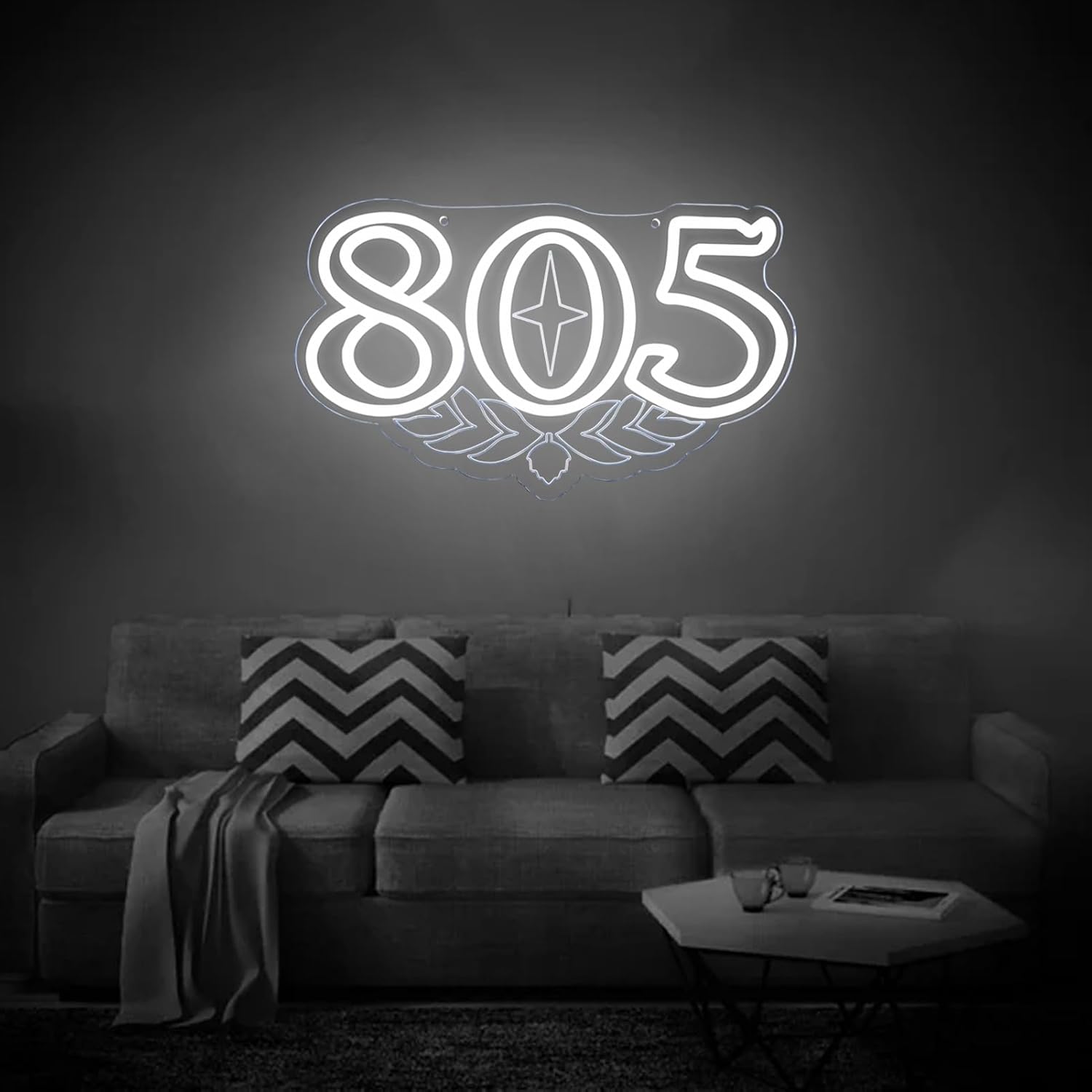 805 Neon Sign Beer Bar Art Wal - Beer & Wine Jockey Plaza Shopping recension och pris