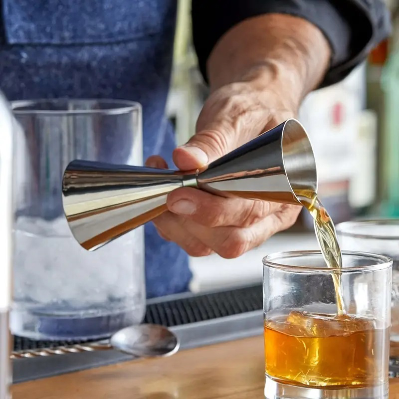 30/60ml Cocktail Bar Stainless - Spirit Measure Jigger recension och pris