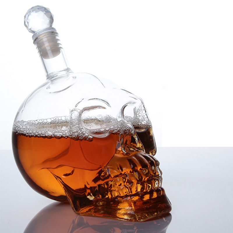 Creative Skull Head Decanter C - Wine Beer Glass Set recension och pris