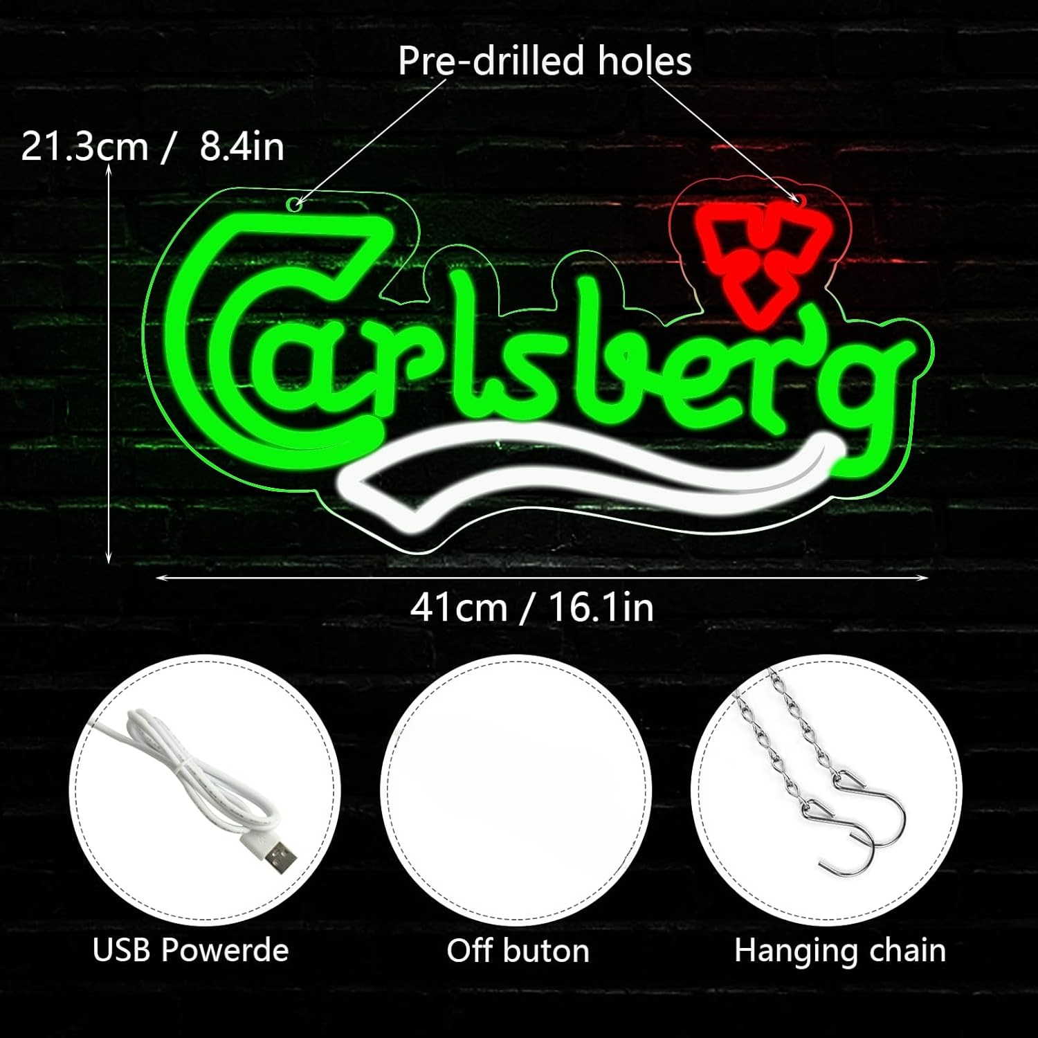 Beer Neon Sign Business USB Le - Beer & Wine Jockey Plaza Shopping recension och pris