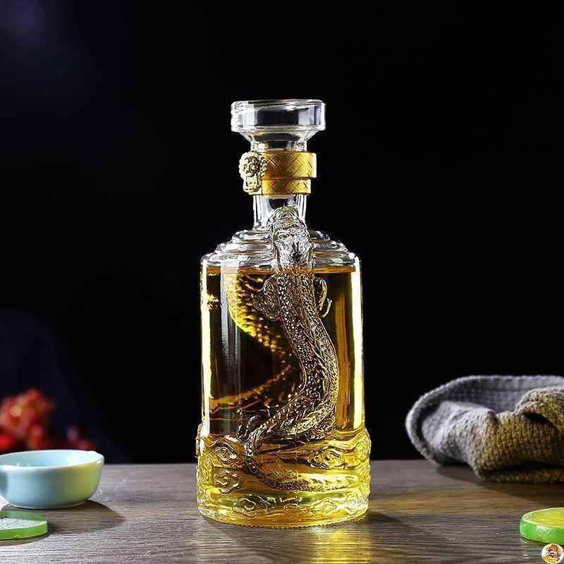 500ML round shaped dragon engr - Wine Beer And Spirits recension och pris