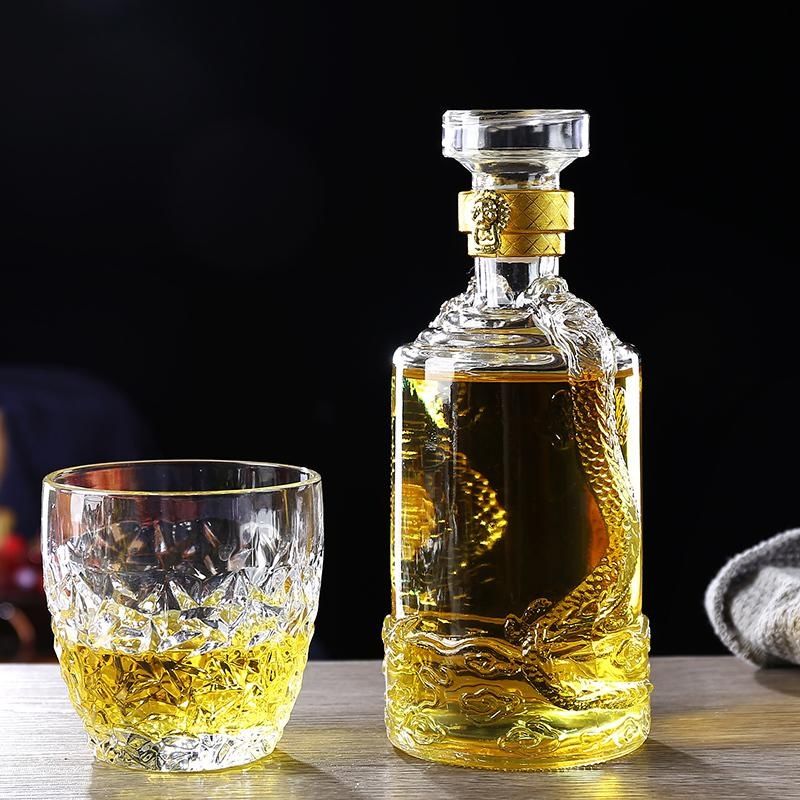 500ML round shaped dragon engr - Wine Beer And Spirits recension och pris