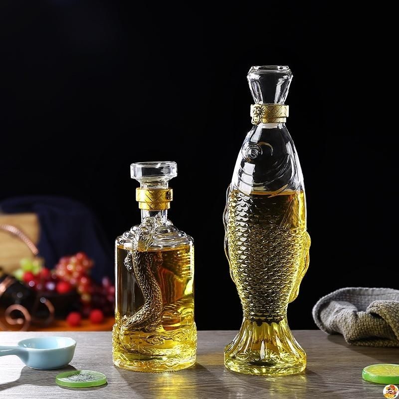 500ML round shaped dragon engr - Wine Beer And Spirits recension och pris