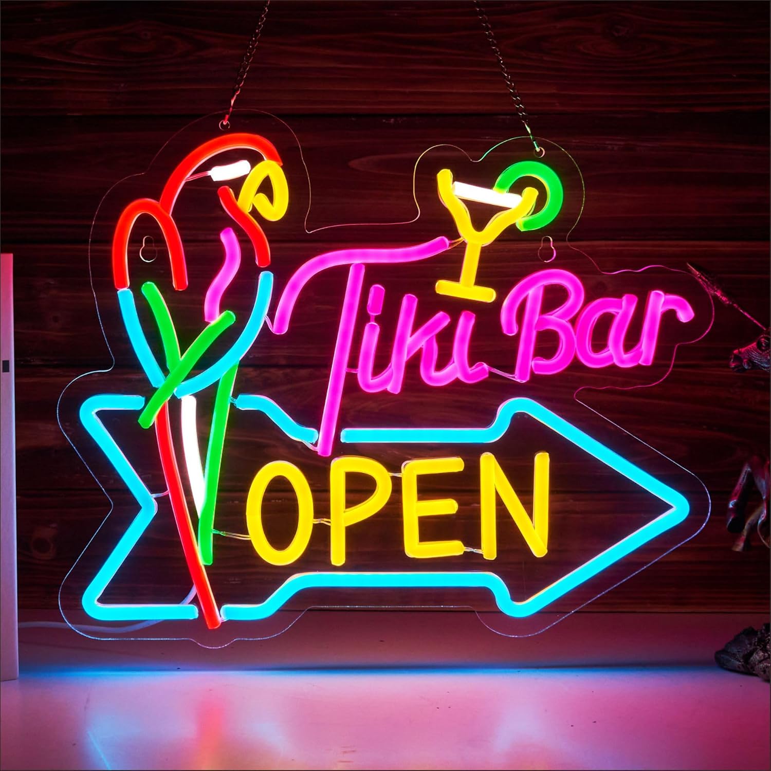 Bar Open Neon Sign Business Ar - Beer & Wine Jockey Plaza Shopping recension och pris