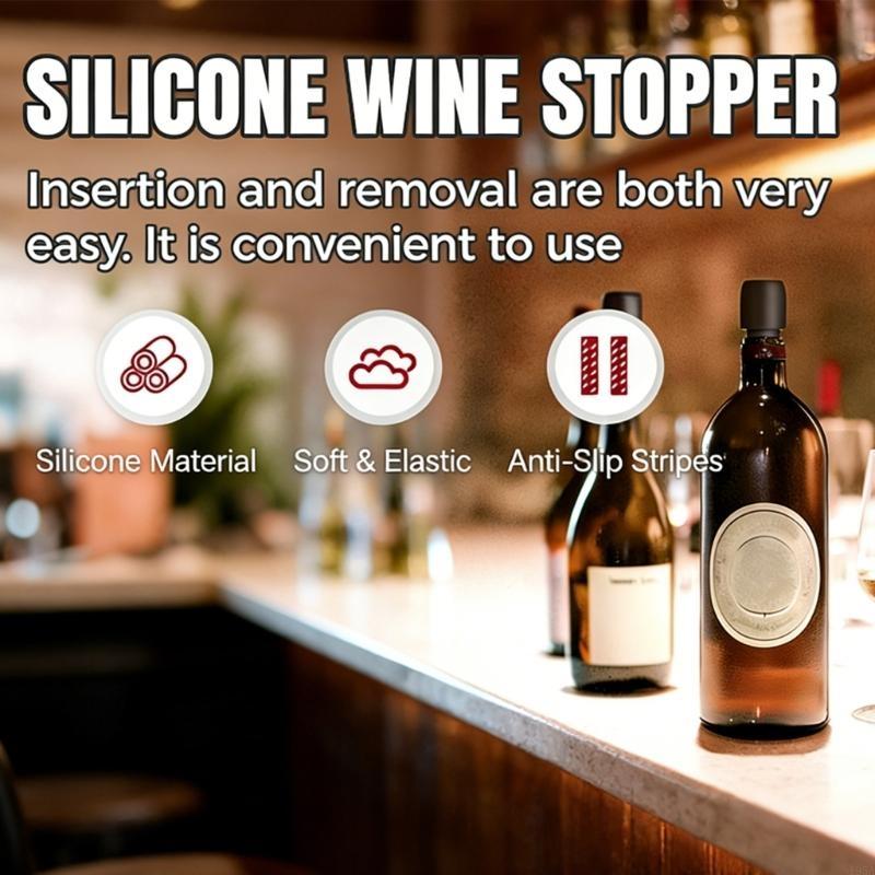 Silicone Wine Stopper for Wine - Wine Beer Glass Set recension och pris