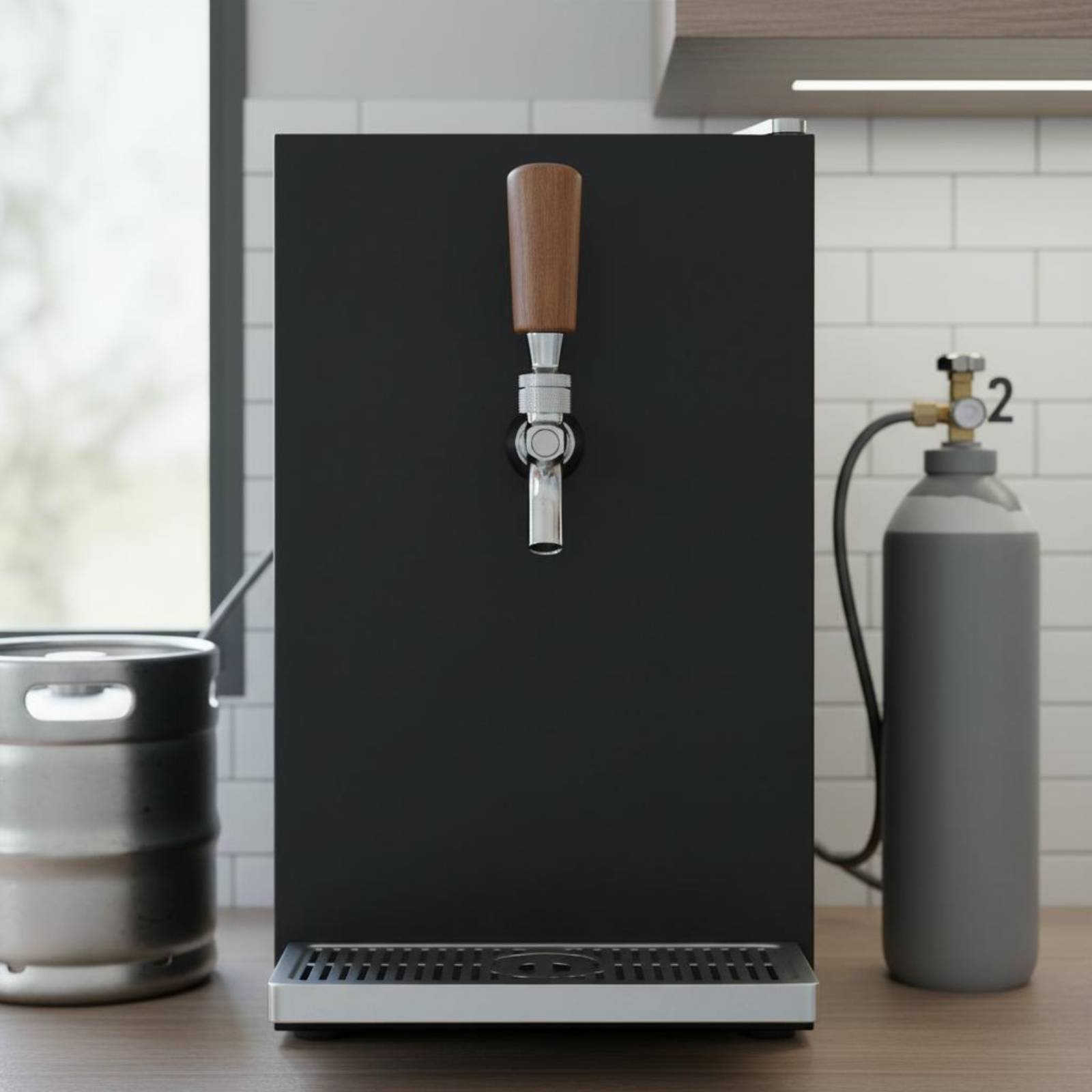 Short Wooden Beer Handle Solid - Wine Beer Usa recension och pris