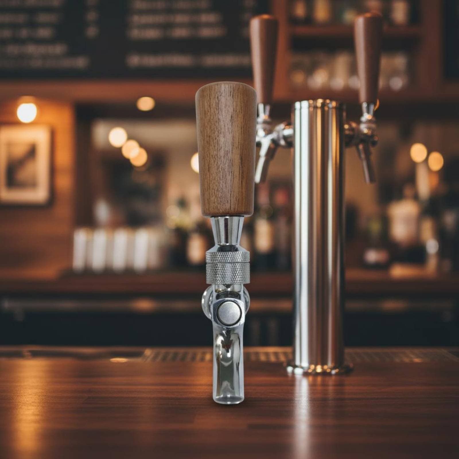 Short Wooden Beer Handle Solid - Wine Beer Usa recension och pris
