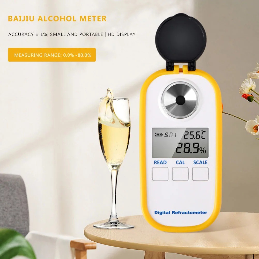 Digital Alcohol Refractometer  - Wine Beer And Spirit recension och pris