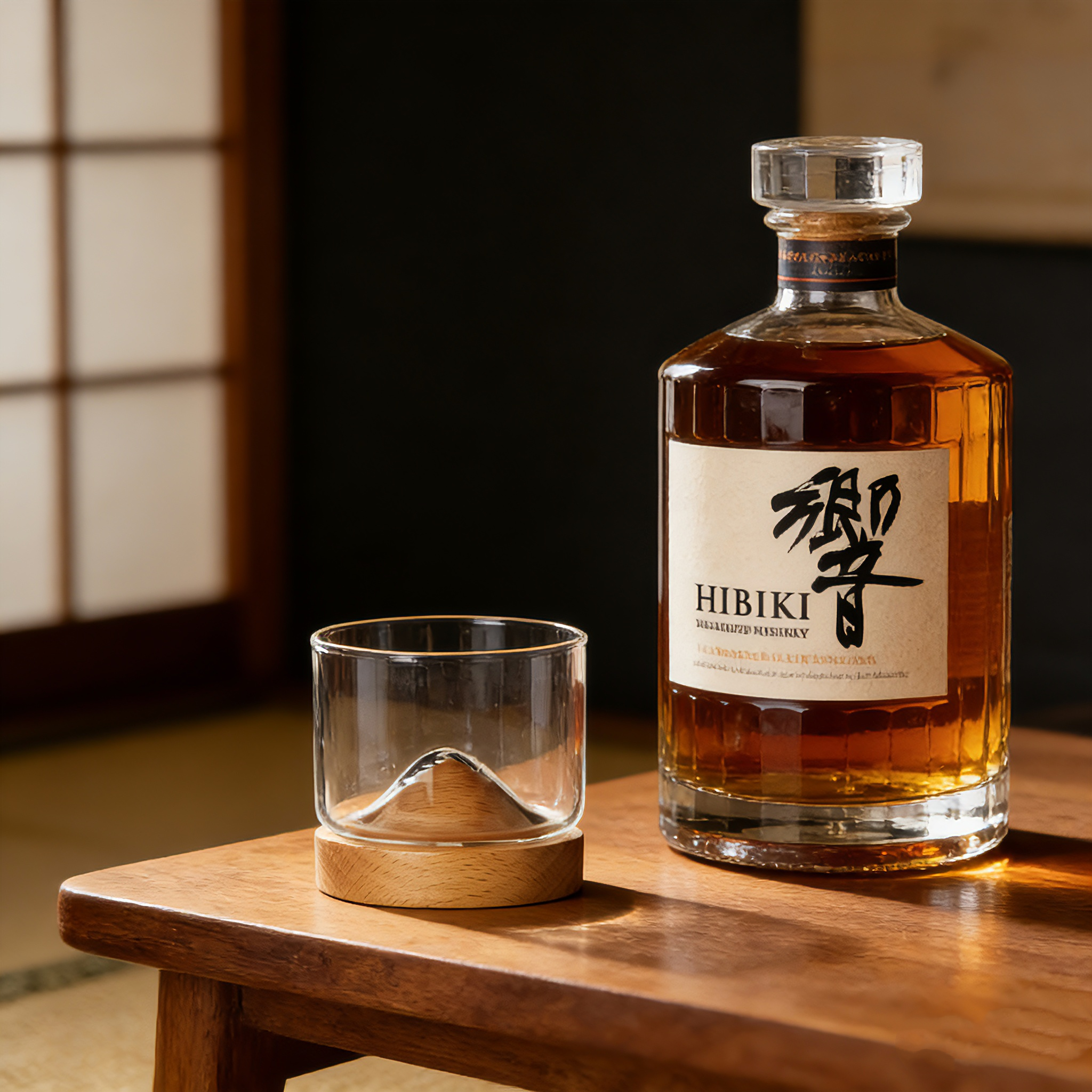 Japanese Style Walnut Coaster  - Wine Beer Glass Set recension och pris
