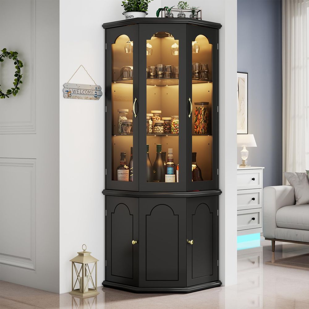 Corner Bar Cabinet w LED Light - Wine & Beer Tours Of Nova Scotia recension och pris