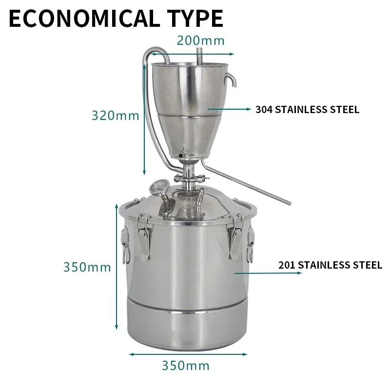 30L Stainless Steel Water Alco - Wine Beer And Spirit recension och pris