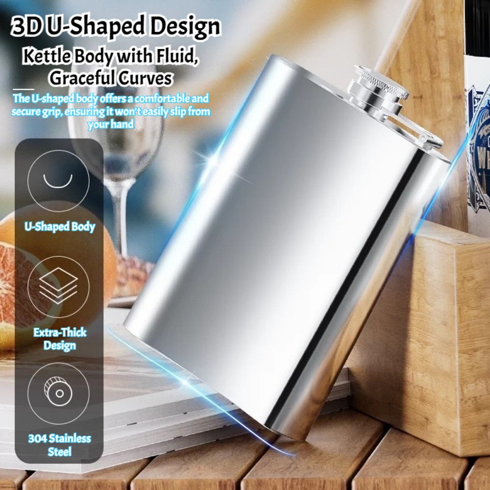6/7/8oz Whisky Hip Flask, Stai - Wine Beer And Spirits recension och pris